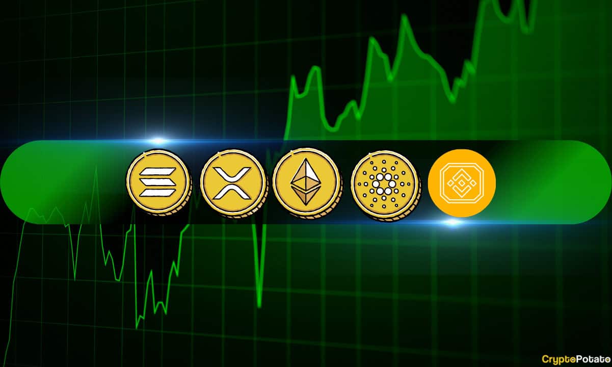 加密货币价格分析(2月14日):以太币(ETH),瑞波币(XRP),艾达币(ADA),币安币(BNB)和索尔币(SOL)